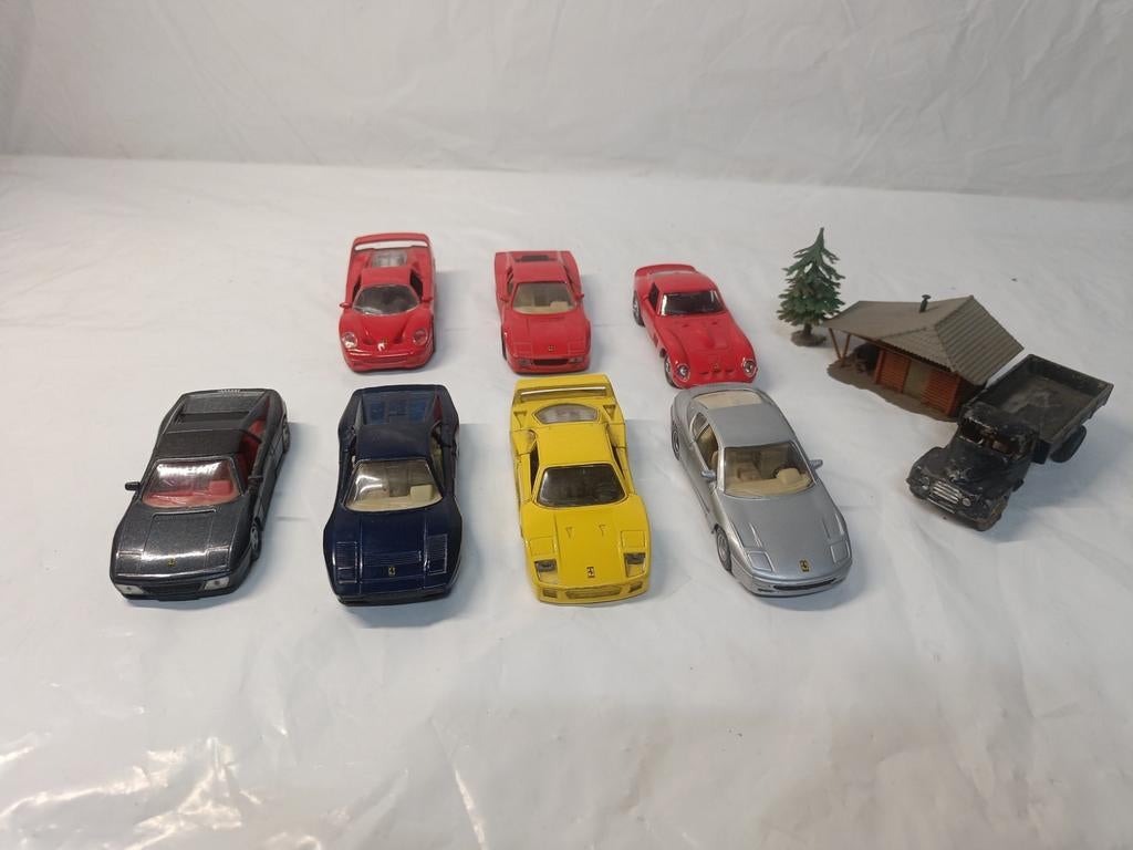 Collection Ferrari – modèles réduits Shell / Maisto – 1/38, Collections, Jouets miniatures, Enlèvement ou Envoi