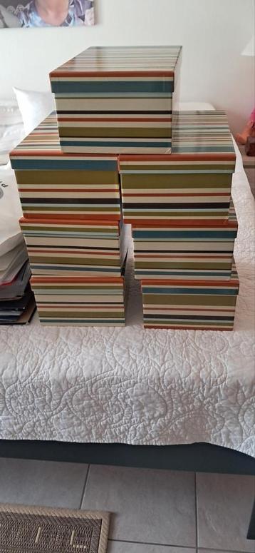 Nieuwe dozen 7stuks voor 20euro, Doe-het-zelf en Bouw, Kratten en Dozen, Ophalen, Zo goed als nieuw