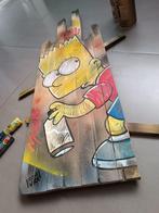 popArt Bart Simpson - peinture sur bois, Ophalen of Verzenden