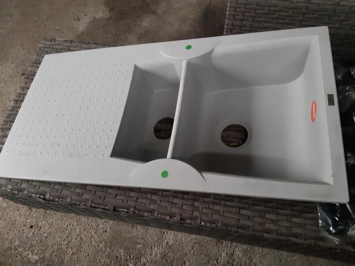 Spoeltafels, Maison & Meubles, Cuisine | Éléments de cuisine, Neuf, Moins de 100 cm, 50 à 100 cm, Moins de 25 cm, Gris, Noir, Enlèvement