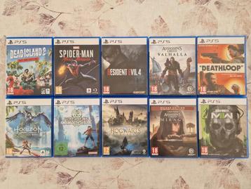 Verschillende Ps5 games te koop. beschikbaar voor biedingen