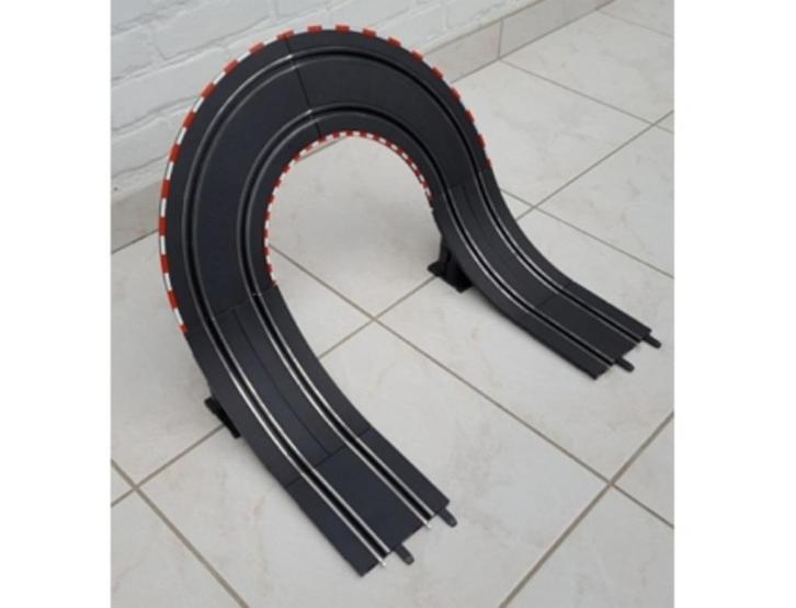 Carrera go: Fly-over + 2 bochten + 2 korte rechte, Kinderen en Baby's, Speelgoed | Racebanen, Gebruikt, Racebaan, Elektrisch, Carrera