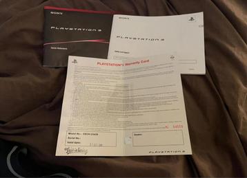 ps3-instructies + garantie | PlayStation 3 beschikbaar voor biedingen