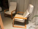 2 IKEA POANG zetels, Huis en Inrichting, Fauteuils, Ophalen, Zo goed als nieuw