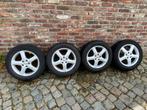 4 pneus hiver Dunlop sur jantes ALU (Audi/VW/Skoda/Seat), Band(en), 17 inch, Gebruikt, Personenwagen