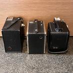 3 Box camera's - 1x JEM JR. 2x Gevabox 6x9, Ophalen, Gebruikt, Compact, Overige Merken