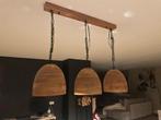 hanglamp, Huis en Inrichting, Ophalen, Zo goed als nieuw, Hout, Industrieel