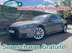 Tesla model S90D Supercharge gratuite SC01, Autos, Tesla, 2100 kg, 5 places, Carnet d'entretien, Cuir