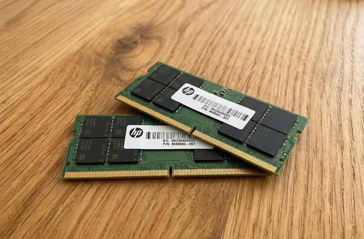 32GB DDR5 SODIMM Kit (2x 16GB) - Nieuwstaat (HP OEM), Computers en Software, RAM geheugen, Zo goed als nieuw, Laptop, 32 GB, DDR5