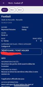 Ticket Maroc Espagne jo 2024, Tickets & Billets