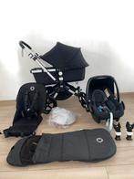 Bugaboo Cameileon 3 + kinderwagen Black 3-in-1 Complete, Kinderen en Baby's, Buggy's, Babygeluk, Voetenzak, Ophalen of Verzenden