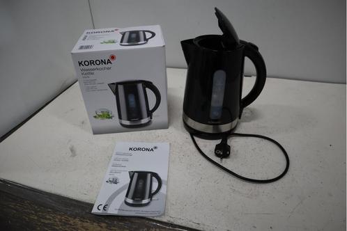 Korona 20232 1.7 liter 2200 Watt Waterkoker Zwart, Elektronische apparatuur, Waterkokers