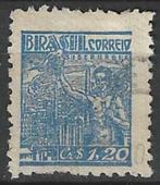 Brazilie 1947/1955 - Yvert 467 - Staalindustrie (ST), Timbres & Monnaies, Timbres | Amérique, Affranchi, Envoi