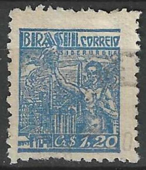 Brazilie 1947/1955 - Yvert 467 - Staalindustrie (ST), Timbres & Monnaies, Timbres | Amérique, Affranchi, Envoi