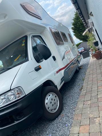 Camping car home car sur Fiat Ducato Maxi 2,8 jtd 128cv, Caravanes & Camping, Siège de train, 6 à 7 mètres, Toilette à cassette