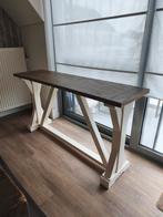 Landelijke massieve wandtafel, Huis en Inrichting, Ophalen, Zo goed als nieuw