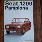 SEAT 1200 Pamplona 1978, Boeken, Auto's | Folders en Tijdschriften, Ophalen of Verzenden, Nieuw, Overige merken