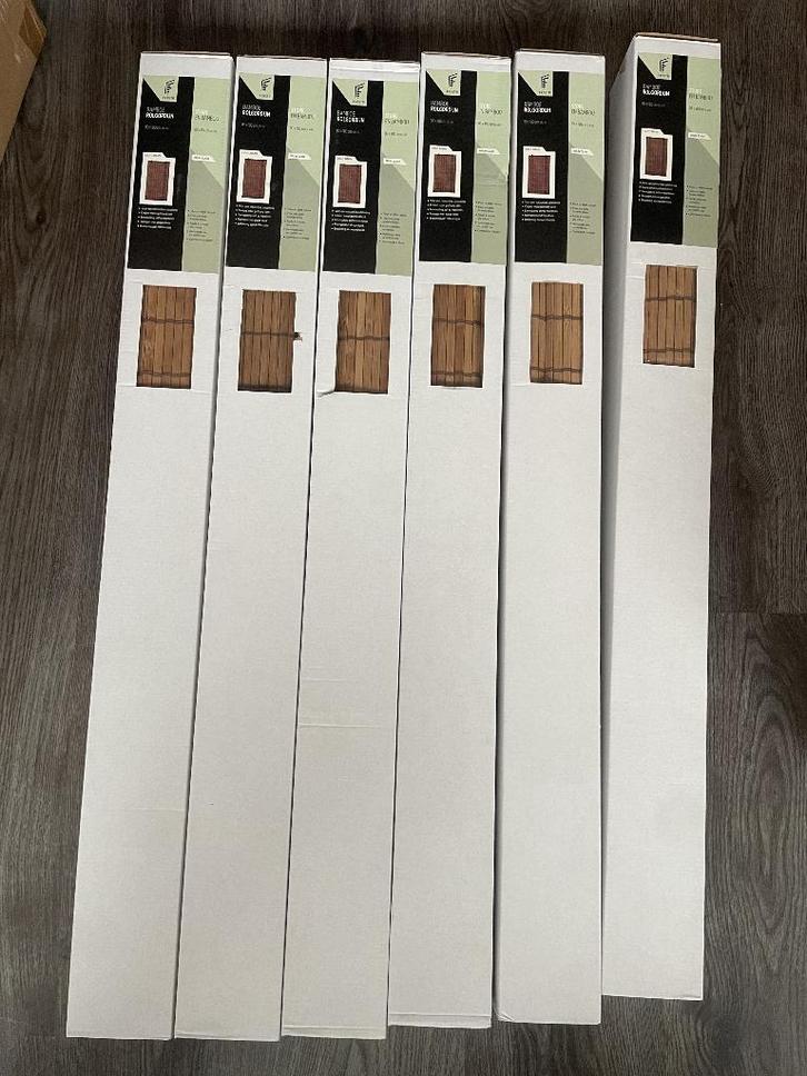 Store enrouleur en bambou brun claire 90x180, Maison & Meubles, Ameublement | Rideaux & Stores à lamelles, Neuf, 150 à 200 cm