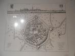 Veurne stadsplattegrond 1640 Blaeu-Furna, Voor 1800, Zo goed als nieuw, Landkaart, Ophalen