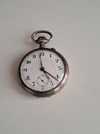 Antieke zakhorloge Brevet Depose zilver 935, Handtassen en Accessoires, Horloges | Antiek, Ophalen, Zilver, Zakhorloge, Overige merken