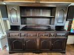 Wandkast in massief eik, Huis en Inrichting, Ophalen, Gebruikt, Eikenhout, Met deur(en)
