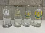 Tielemans bierglazen, Ophalen of Verzenden, Gebruikt, Glas of Glazen