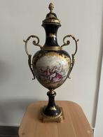 vase en porcelaine bleu cobalt, Enlèvement