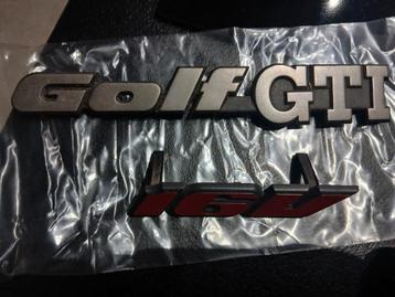Origineel VW Golf 2 Mk2 gegraveerd Golf GTI 8V 16V G60-logo  beschikbaar voor biedingen