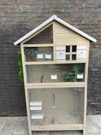 Vogel kooi voor binnen en buiten, Enlèvement, Comme neuf, Bois, Cage d'élevage