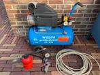 compressor met toebehoren, Doe-het-zelf en Bouw, Compressors, Ophalen, Gebruikt