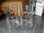 2 glazen bierpotten jupiler 1/2liter €4/stuk, Ophalen of Verzenden, Nieuw, Bierglas