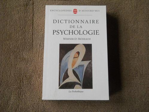 Dictionnaire de la psychologie  (Werner D. Fröhlich), Livres, Psychologie, Enlèvement ou Envoi