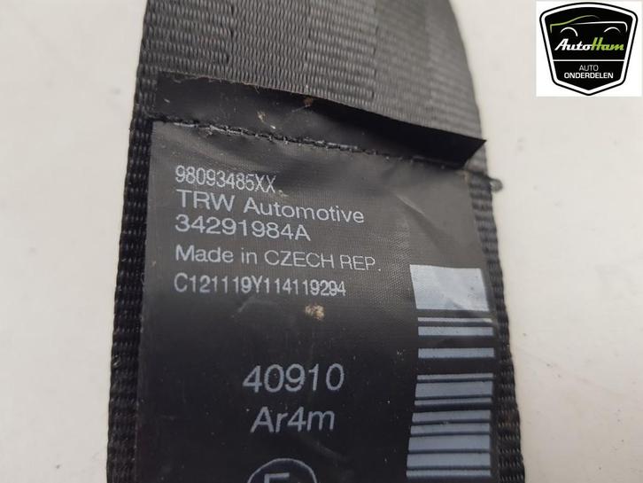 VEILIGHEIDSGORDEL RECHTS ACHTER 5008 II (M4 / MC / MJ / MR), Auto-onderdelen, Interieur en Bekleding, Peugeot, Gebruikt