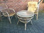 Vintage tuinset, Tuin en Terras, Gebruikt, Rotan, Stoel, Tuinset