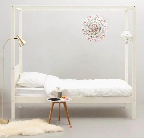 Wit (kinder)bed / ledikant 90x200cm met ledverlichting, Maison & Meubles, Chambre à coucher | Lits, Comme neuf, Une personne, 90 cm