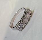 Gouden ring met 5 diamanten ca 0,75 kt, Bijoux, Sacs & Beauté, Bagues, Enlèvement ou Envoi, Or, Comme neuf, Or