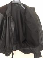 veste en cuir taille 38/40, Ophalen, Gedragen, Maat 38/40 (M), Zwart