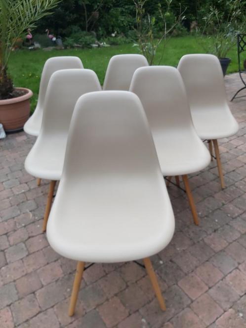 6 eetkamerstoelen model Eames, Huis en Inrichting, Stoelen, Zo goed als nieuw, Ophalen
