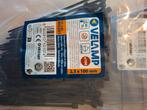 Lots de serre-câbles nylon Velamp 2,5 x 100 mm - 100 pièces, Ophalen of Verzenden, Zo goed als nieuw