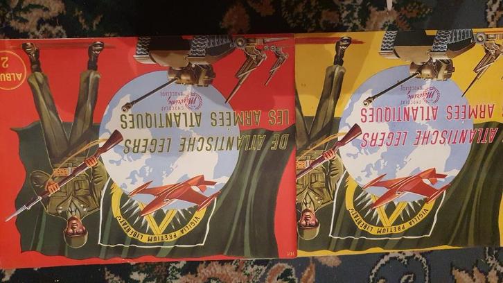 Plaatjesalbums De Atlantische Legers NL-F, Boeken, Prentenboeken en Plaatjesalbums, Zo goed als nieuw, Plaatjesalbum, Ophalen of Verzenden