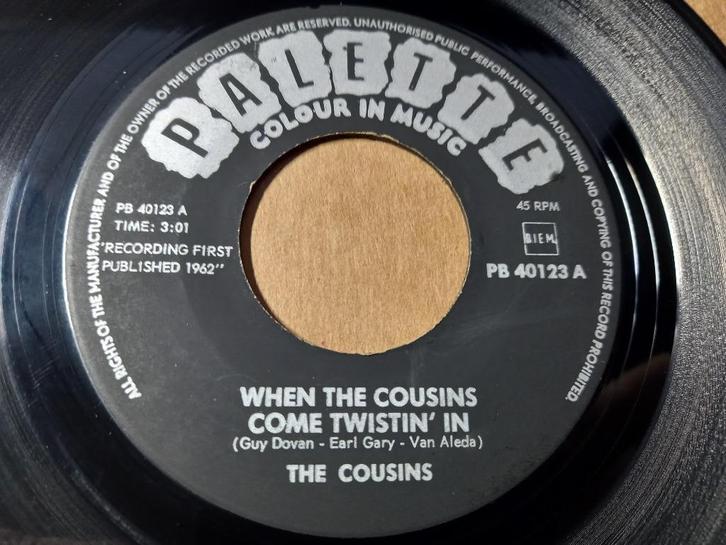 The Cousins ‎– When The Cousins Come Twistin' In '7, Cd's en Dvd's, Vinyl Singles, Gebruikt, Single, Overige genres, 7 inch, Ophalen of Verzenden