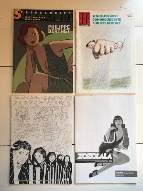 Berthet 2x Stripschrift + 2x Zozolala, Boeken, Stripverhalen, Nieuw, Meerdere stripboeken, Ophalen of Verzenden