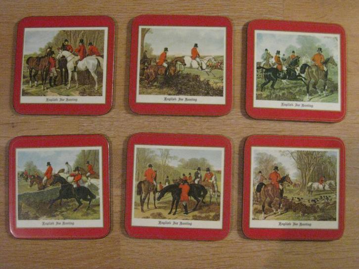 6 decoratieve onderzetters, Huis en Inrichting, Woonaccessoires | Onderzetters, Zo goed als nieuw, Glas of Kopje, Ophalen of Verzenden