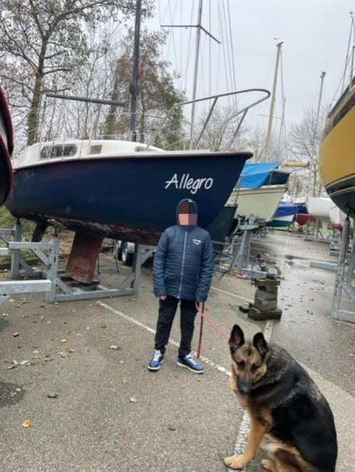 zeilboot 6 meter Veerse Meer 10 PK Mercury  GRATIS, Watersport en Boten, Kajuitzeilboten en Zeiljachten, Gebruikt, Tourjacht of Cruiser