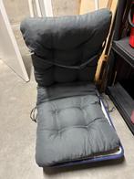 Hoge rug tuinstoelkussens in antracietkleur, Tuin en Terras, Ophalen, Nieuw, Overige materialen