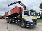 Mercedes-Benz Atego 2628 6X2 CONTAINERHAAK + KRAAN EFFER 165, Auto's, Vrachtwagens, Overige kleuren, Mercedes-Benz, Bedrijf, 280 pk