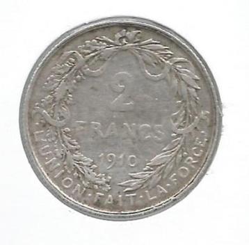 12752 * ALBERT I * 2 frank 1910 frans * Z.Fr/Pr