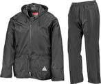 Regenpak set van Result. Unisex  Zwart, Ophalen, Zo goed als nieuw, Regenpak, Heren