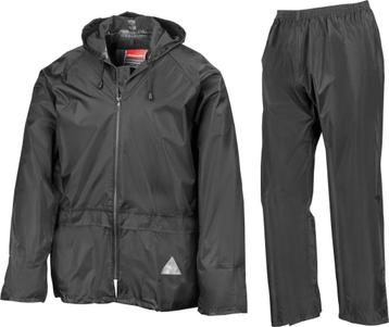 Regenpak set van Result. Unisex  Zwart beschikbaar voor biedingen