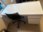 Ikea Malm bureau + stoel, Huis en Inrichting, Ophalen, Zo goed als nieuw, Bureau